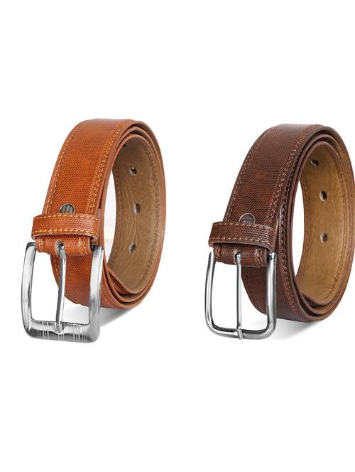 pack of 2 leatherette belt - 19232492 - Very Small Image - 1
