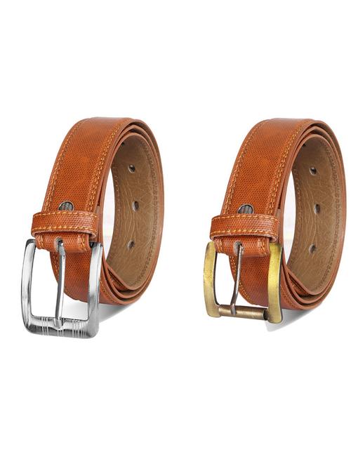 pack of 2 leatherette belt - 19232510 - Very Small Image - 1