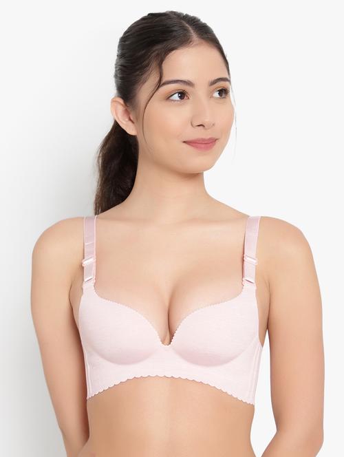 pink nylon tshirt bra - 19232572 - Very Small Image - 1