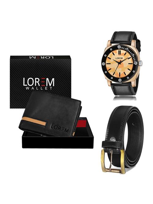 belt, wallet & watch gift combo - 19235170 - Very Small Image - 1