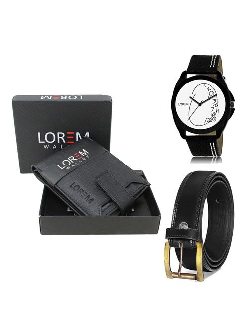 belt, wallet & watch gift combo - 19235271 - Very Small Image - 1
