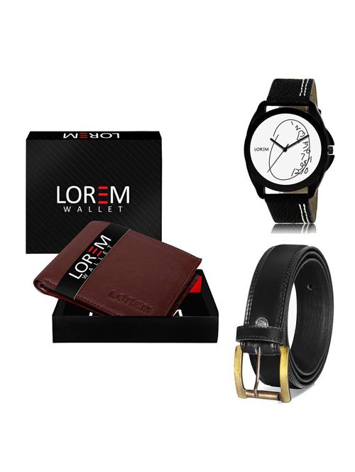 belt, wallet & watch gift combo - 19235277 - Very Small Image - 1