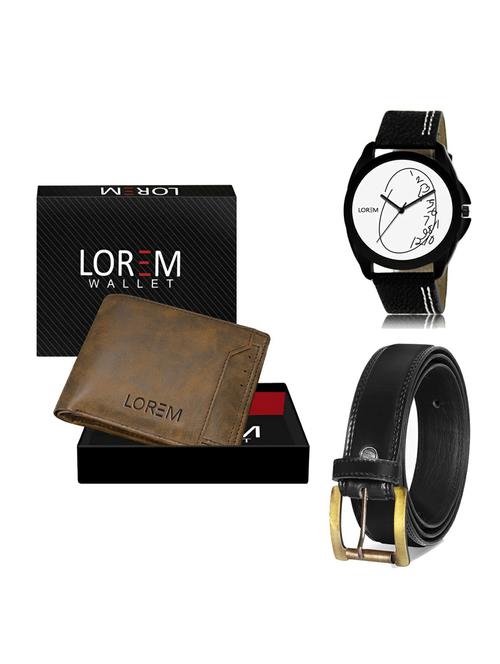 belt, wallet & watch gift combo - 19235287 - Very Small Image - 1