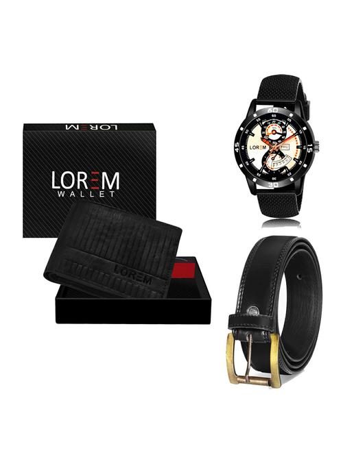 belt, wallet & watch gift combo - 19235339 - Very Small Image - 1