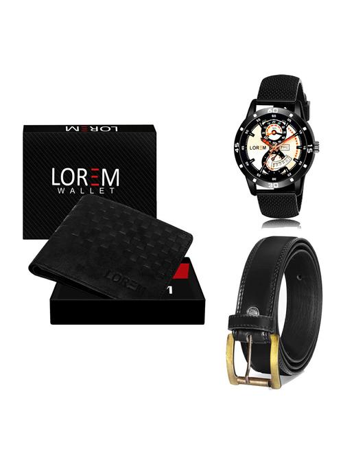 belt, wallet & watch gift combo - 19235347 - Very Small Image - 1