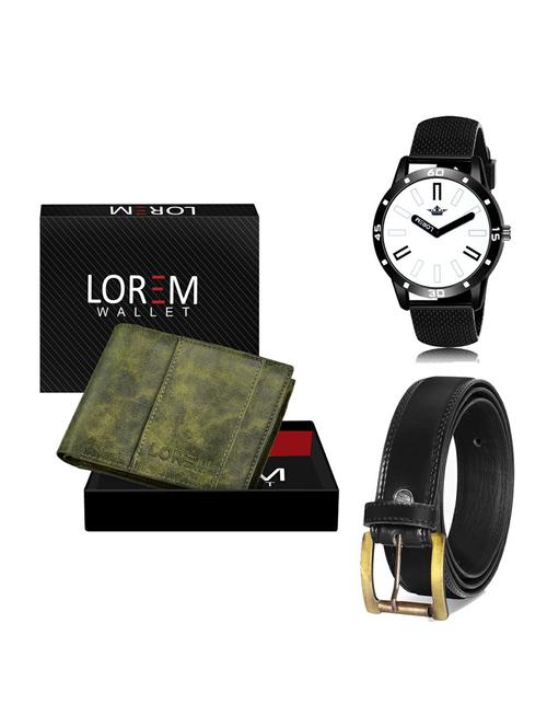 belt, wallet & watch gift combo - 19235371 - Very Small Image - 1
