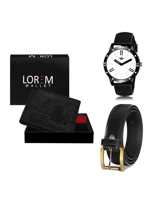 belt, wallet & watch gift combo - 19235384 - Very Small Image - 1