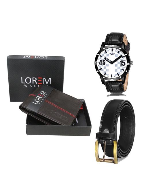 belt, wallet & watch gift combo - 19235405 - Very Small Image - 1