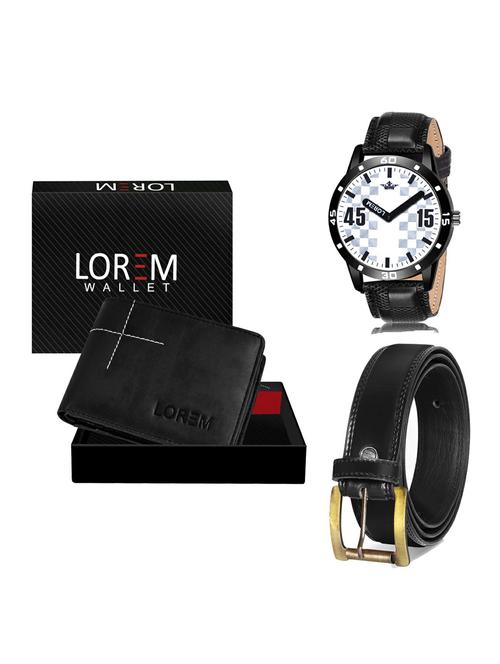 belt, wallet & watch gift combo - 19235438 - Very Small Image - 1