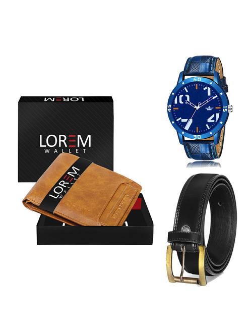 belt, wallet & watch gift combo - 19235449 - Very Small Image - 1