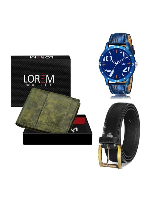 belt, wallet & watch gift combo - 19235461 - Very Small Image - 1