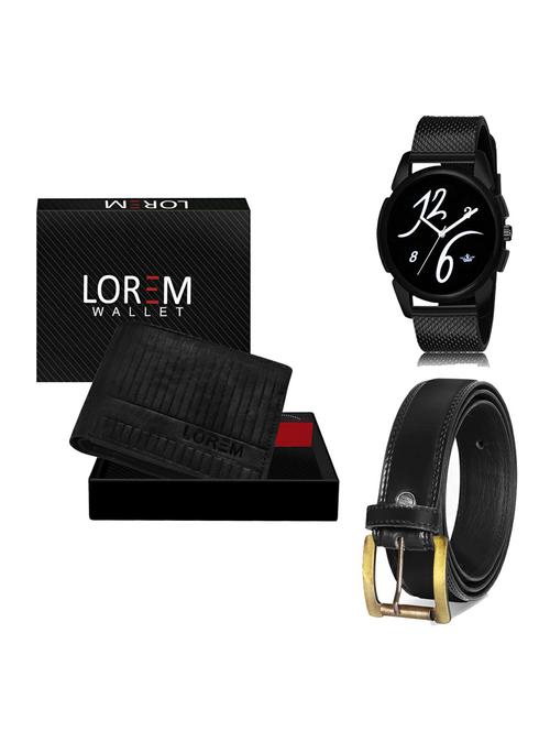 belt, wallet & watch gift combo - 19235564 - Very Small Image - 1