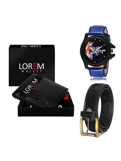 belt, wallet & watch gift combo - 19235773 - Very Small Image - 1