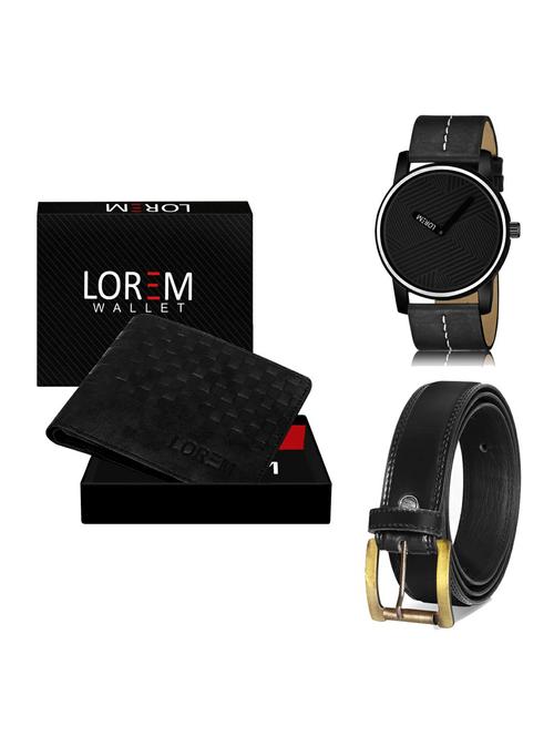 belt, wallet & watch gift combo - 19235842 - Very Small Image - 1