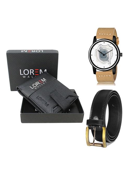 belt, wallet & watch gift combo - 19235856 - Very Small Image - 1
