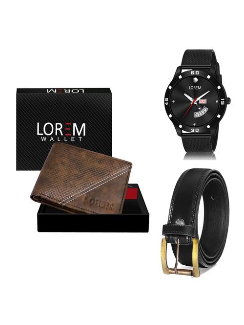 multi colored leatherette gift combo - 19236105 - Very Small Image - 1