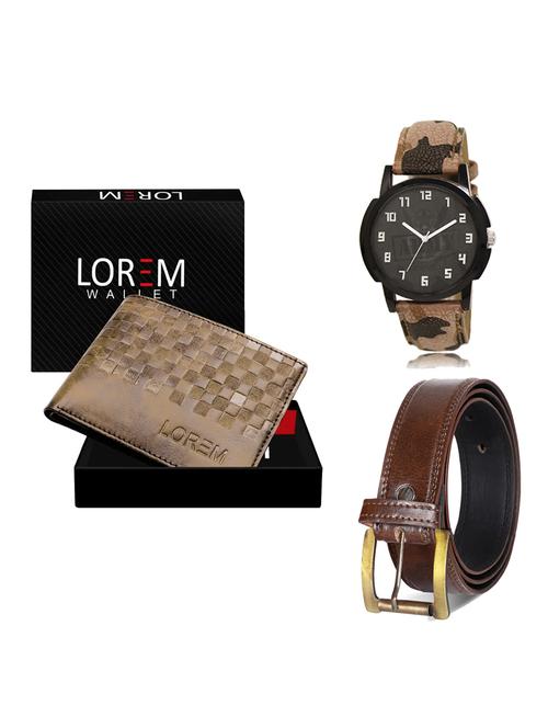 multi colored leatherette gift combo - 19236289 - Very Small Image - 1