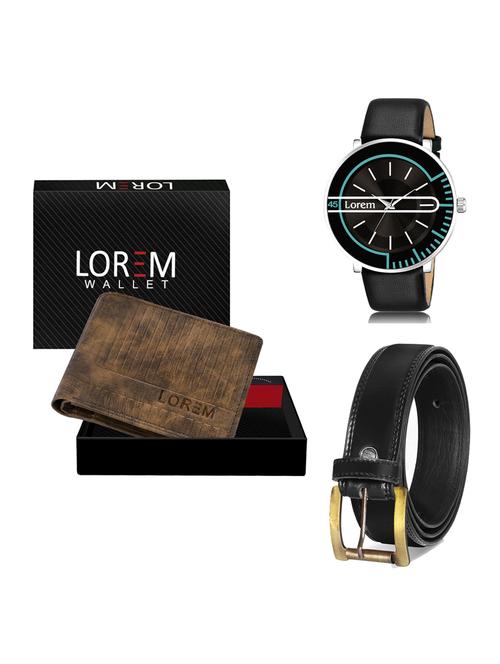 multi colored leatherette gift combo - 19236800 - Very Small Image - 1