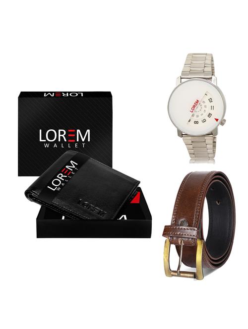 multi colored leatherette gift combo - 19237014 - Very Small Image - 1