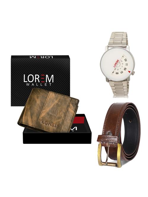 multi colored leatherette gift combo - 19237036 - Very Small Image - 1