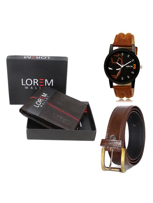 multi colored leatherette gift combo - 19237128 - Very Small Image - 1