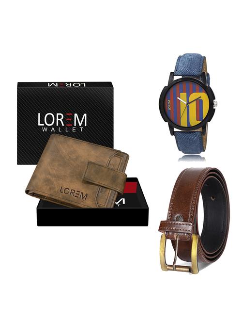 multi colored leatherette gift combo - 19237388 - Very Small Image - 1