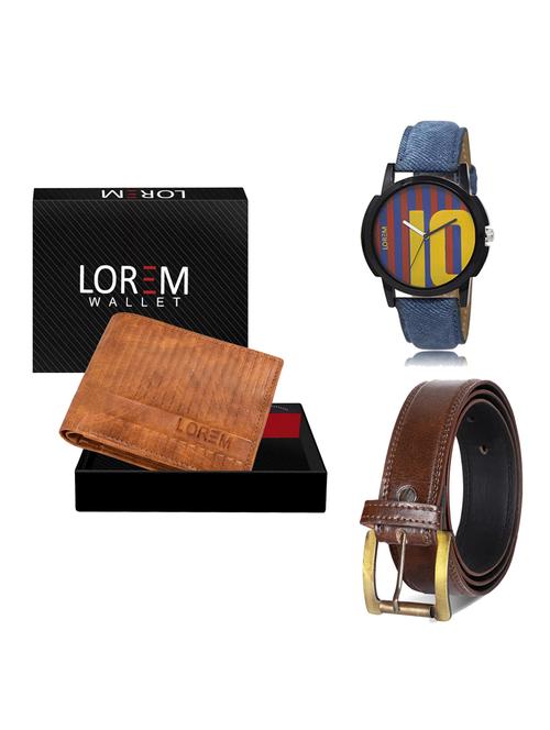 multi colored leatherette gift combo - 19237410 - Very Small Image - 1