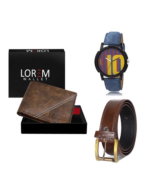 multi colored leatherette gift combo - 19237420 - Very Small Image - 1