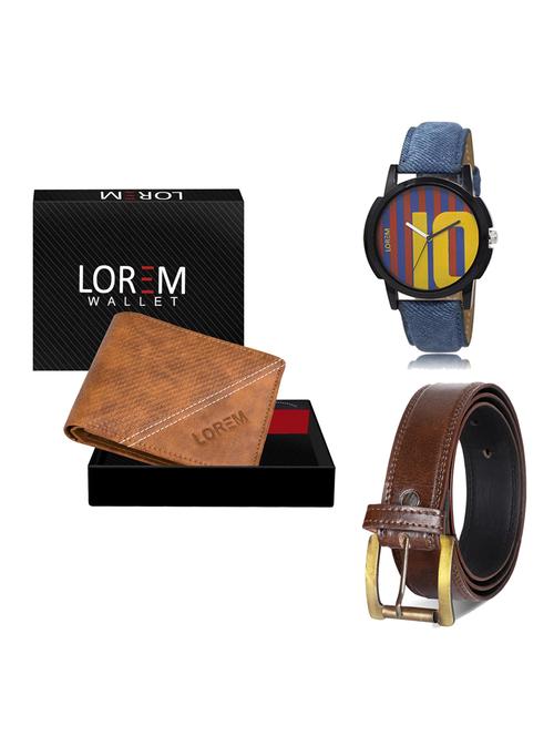 multi colored leatherette gift combo - 19237422 - Very Small Image - 1