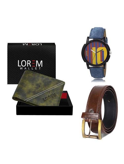 multi colored leatherette gift combo - 19237423 - Very Small Image - 1