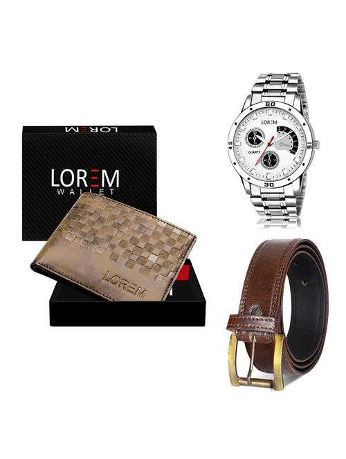 multi colored leatherette gift combo - 19237549 - Very Small Image - 1