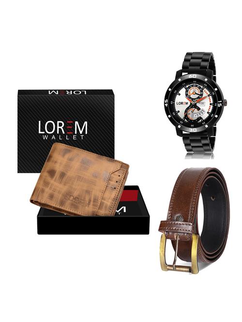 multi colored leatherette gift combo - 19237901 - Very Small Image - 1