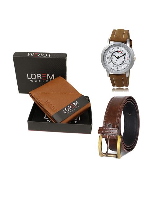 belt, wallet & watch gift combo - 19238568 - Very Small Image - 1