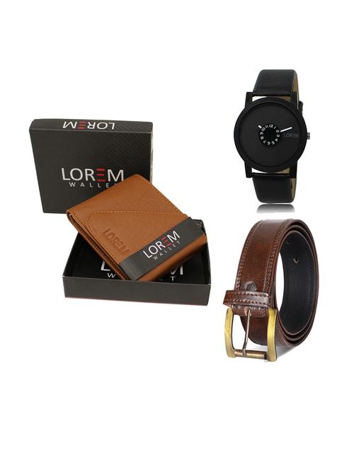 belt, wallet & watch gift combo - 19239091 - Very Small Image - 1