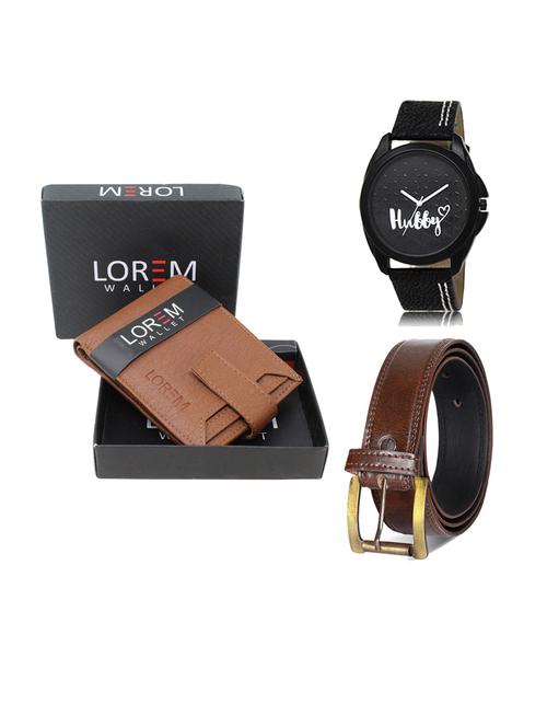belt, wallet & watch gift combo - 19239509 - Very Small Image - 1