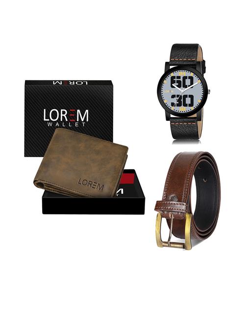 belt, wallet & watch gift combo - 19239811 - Very Small Image - 1