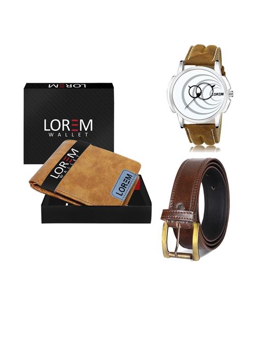 belt, wallet & watch combo - 19240784 - Very Small Image - 1