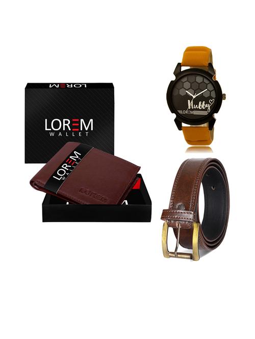 belt, wallet & watch combo - 19240806 - Very Small Image - 1