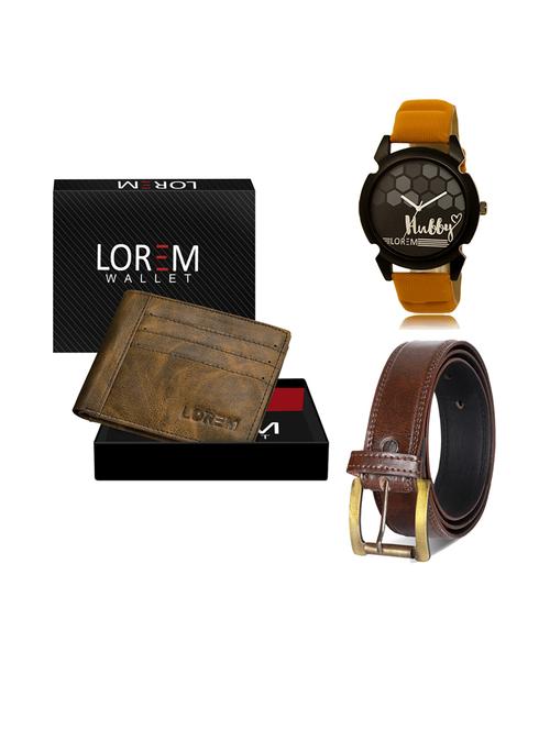 belt, wallet & watch combo - 19240819 - Very Small Image - 1