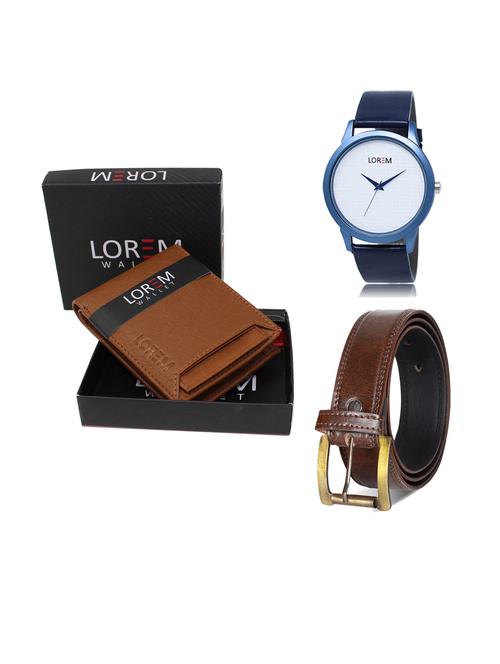 belt, wallet & watch combo - 19240895 - Very Small Image - 1