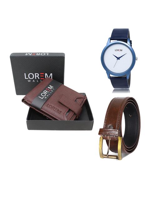 belt, wallet & watch combo - 19240906 - Very Small Image - 1