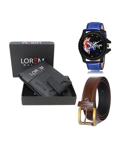 belt, wallet & watch combo - 19240998 - Very Small Image - 1
