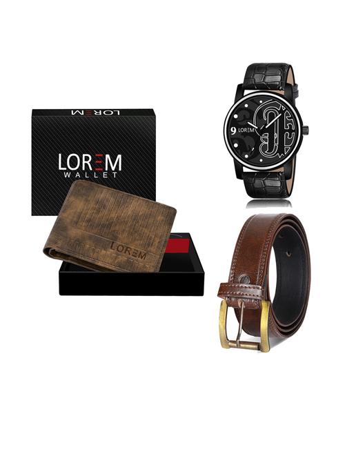 multi colored leatherette gift combo - 19241328 - Very Small Image - 1