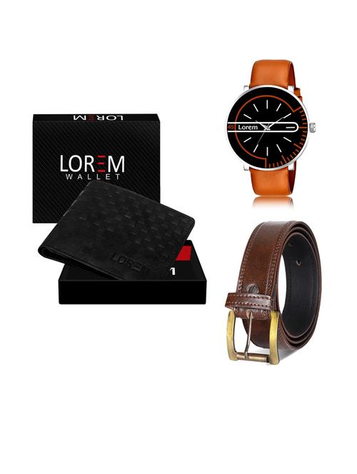 belt, wallet & watch gift combo - 19241419 - Very Small Image - 1