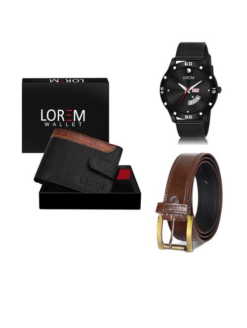 belt, wallet & watch gift combo - 19241577 - Very Small Image - 1