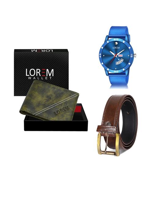 belt, wallet & watch gift combo - 19241633 - Very Small Image - 1