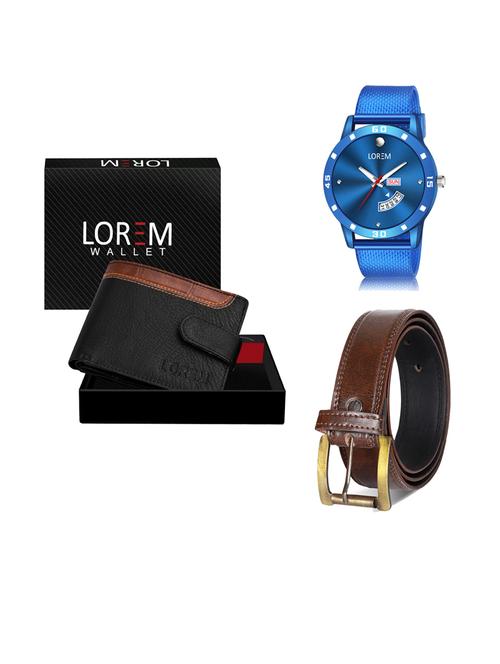 belt, wallet & watch combo - 19241652 - Very Small Image - 1