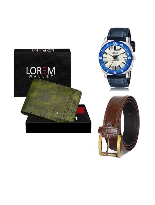 belt, wallet & watch combo - 19241695 - Very Small Image - 1