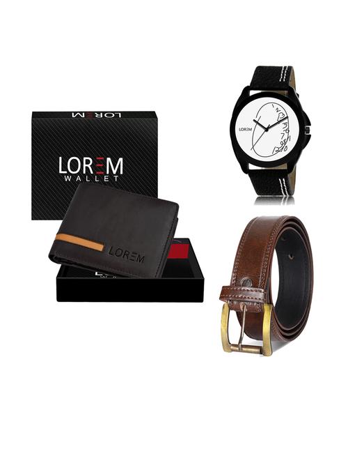 belt, wallet & watch gift combo - 19241756 - Very Small Image - 1