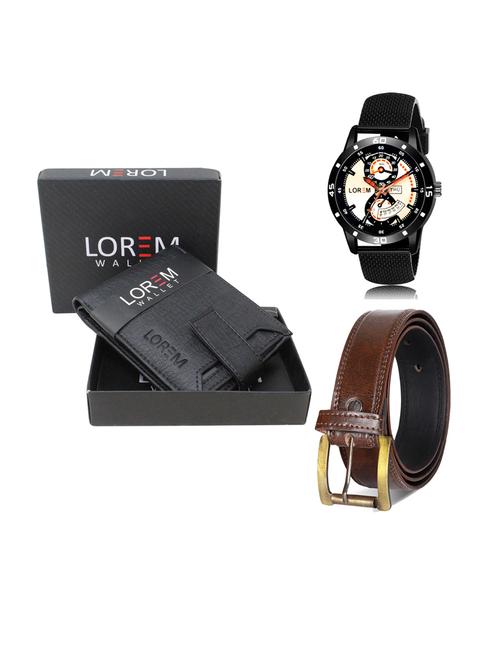 belt, wallet & watch gift combo - 19241766 - Very Small Image - 1